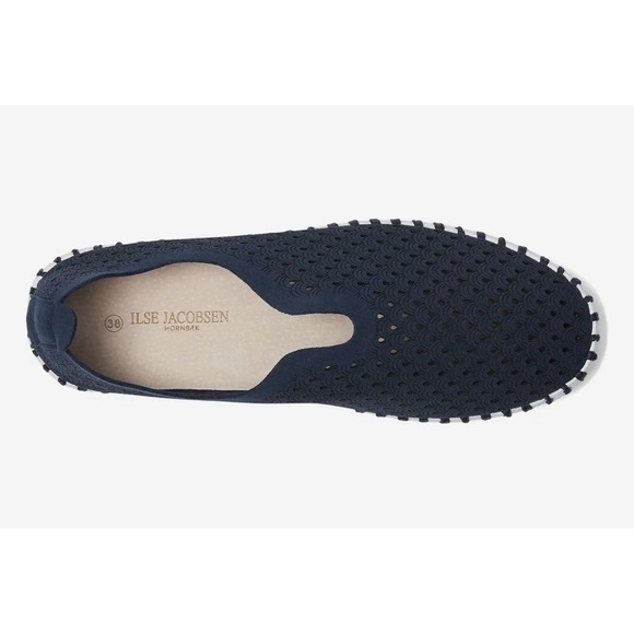 Ilse Jacobsen Women's Tulip 139 Navy‎ TULIP EU38 US 7.5-8 Slip-on Shoes - Picture 3 of 8